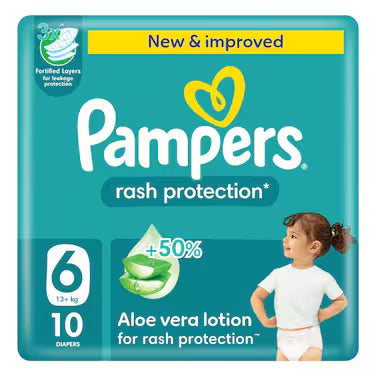 Pampers Diapers Size 6 (10 Count)