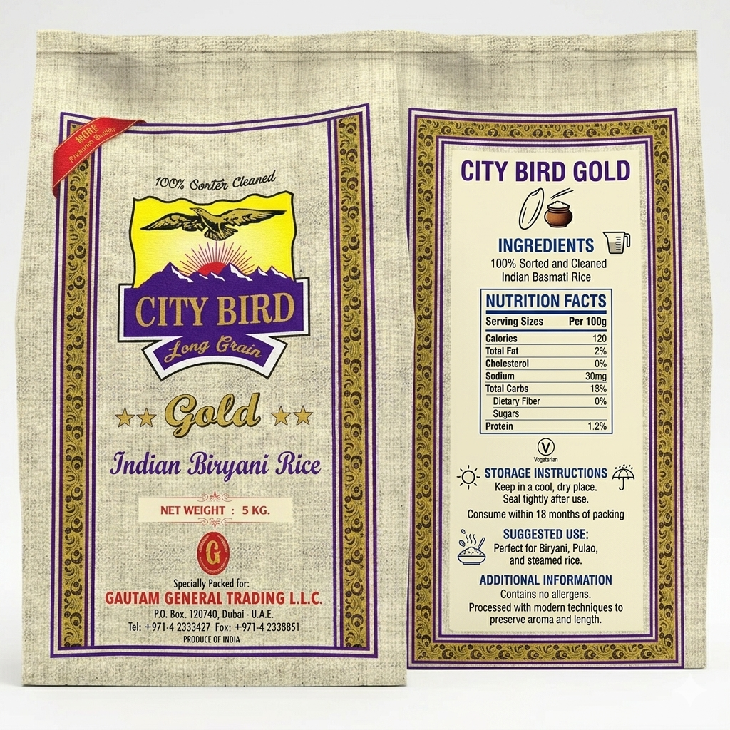 Citybird Gold Rice 5kg