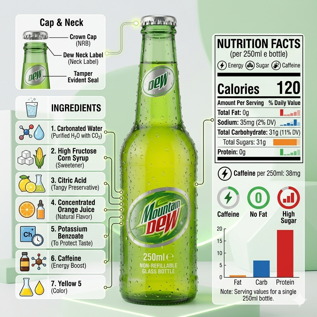 Mountain Dew NRB Bottle 250ml