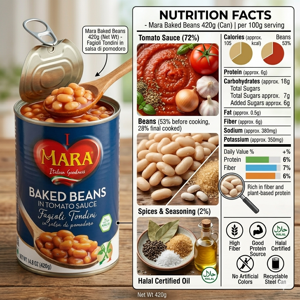 Mara Baked Beans 420g