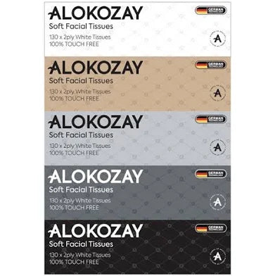 Alokozay Facial Tissues 130 Sheets (Pack of 5)