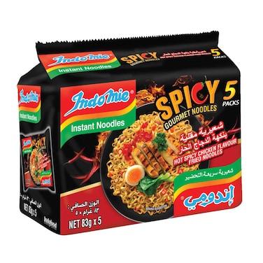 Indomie Spicy Gourmet Noodles 5 x 75g