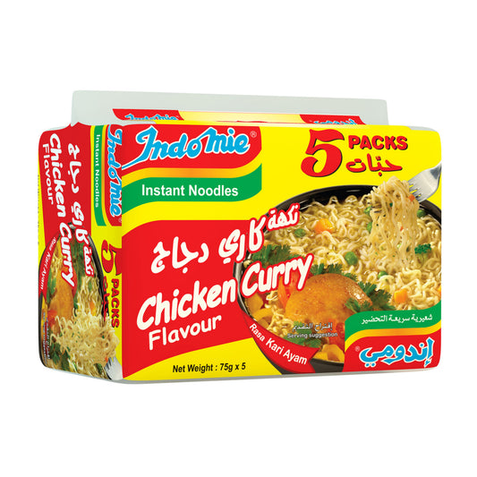 Indomie Chicken Curry Noodles 5 x 75g