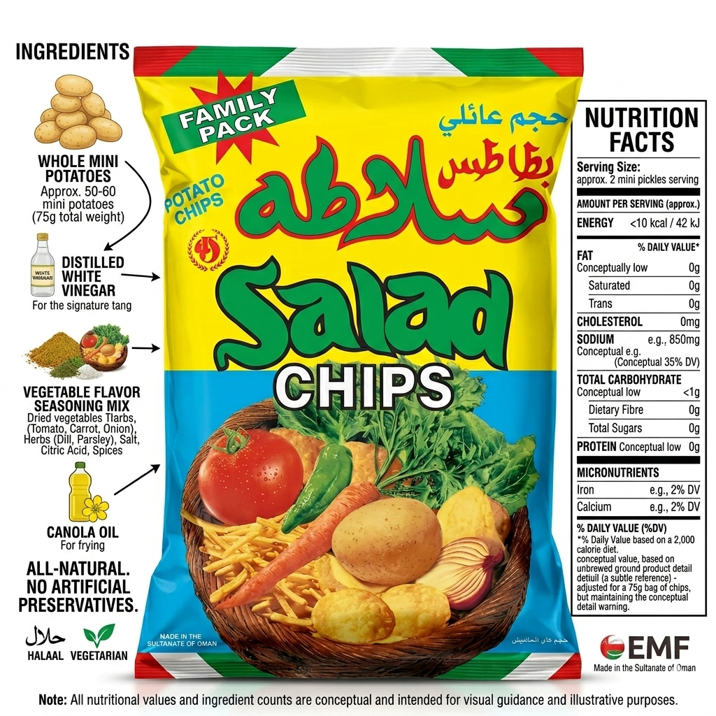 Chips Salad Family 75g