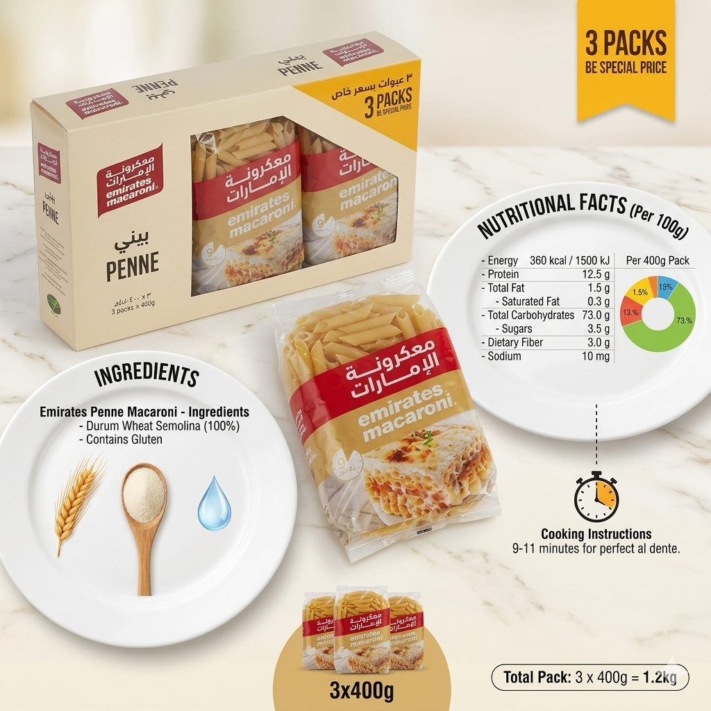 Emirates Penne Macaroni 400g