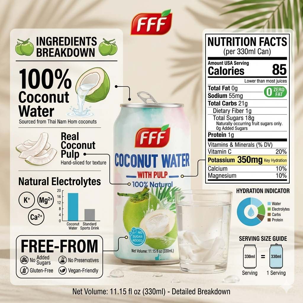 FFF Coconut Water 330ml
