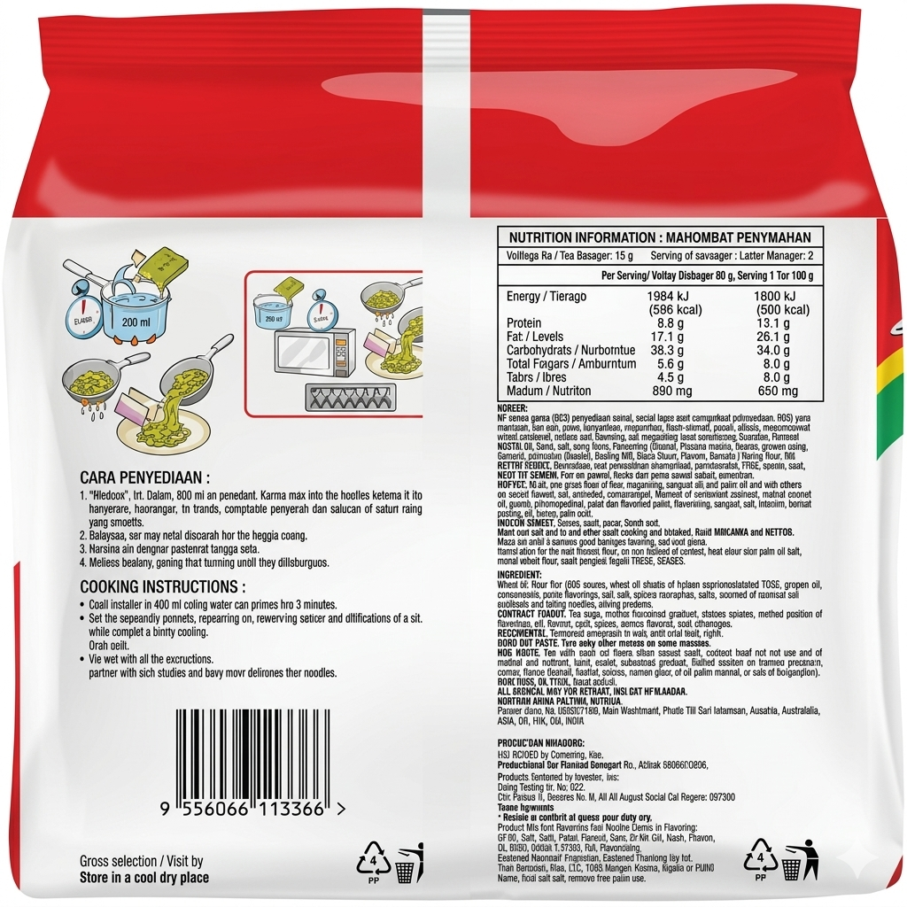 Indomie Special Fried Noodles (5 x 85g)