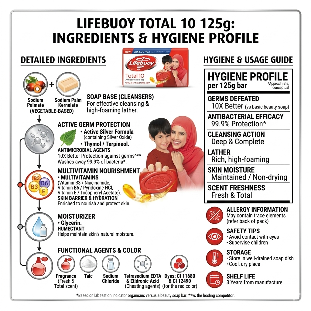 Lifebuoy Red Soap 125g