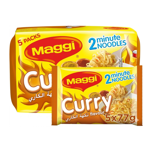 Maggi Curry Noodles 5 x 77g