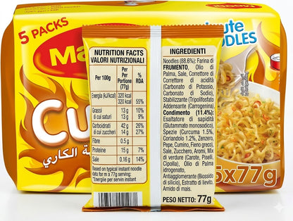 Maggi Curry Noodles 5 x 77g
