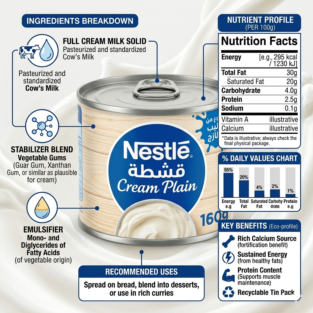 Nestle Cream Plain 160g