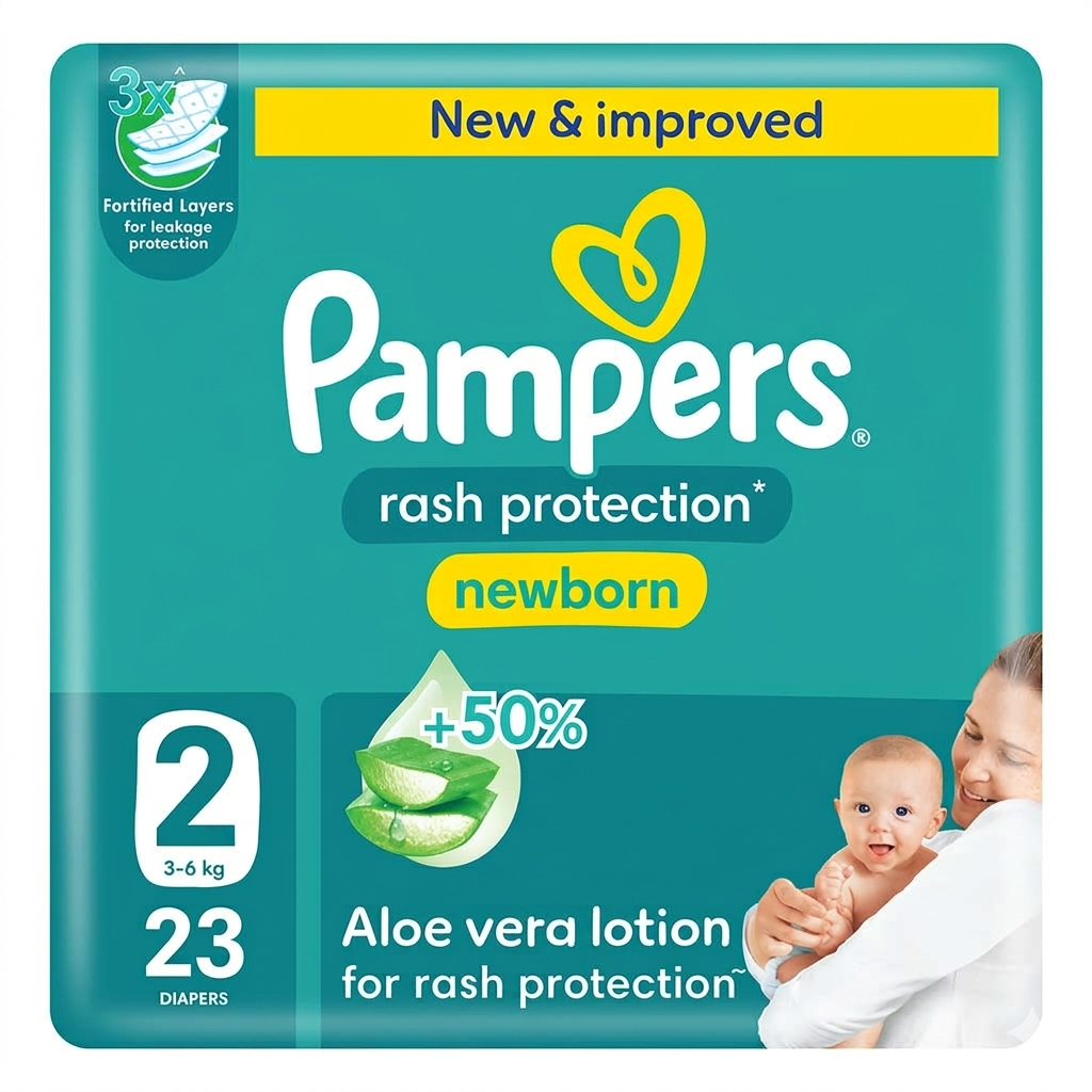 Pampers Diapers Size 2 3-6kg 23 Count