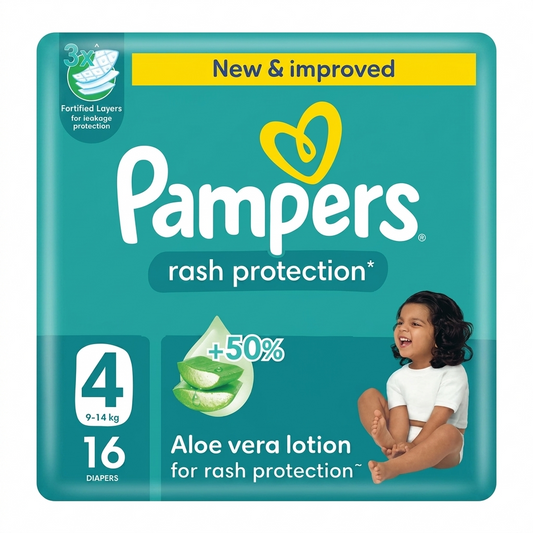 Pampers Size 4 Diapers (9-14kg) (16 Count)