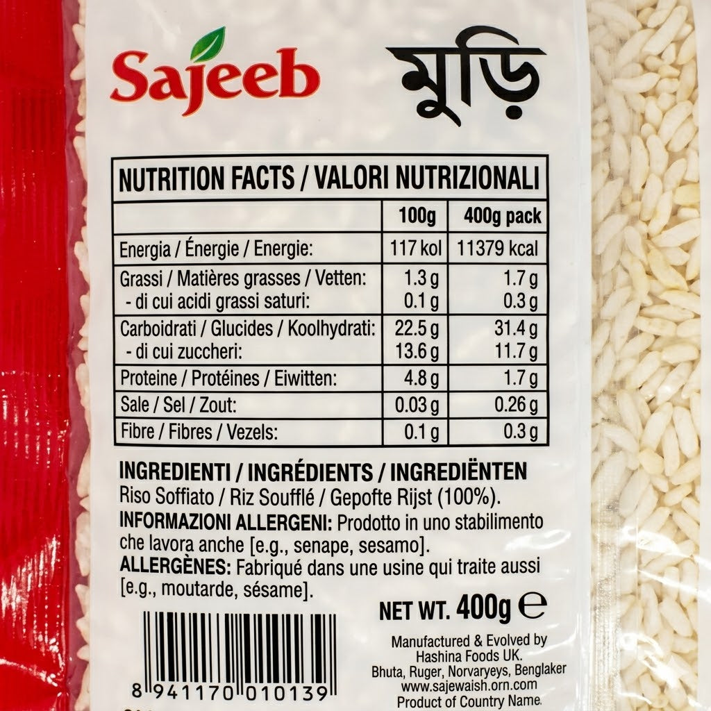 Sajeeb Puffed Rice 400g