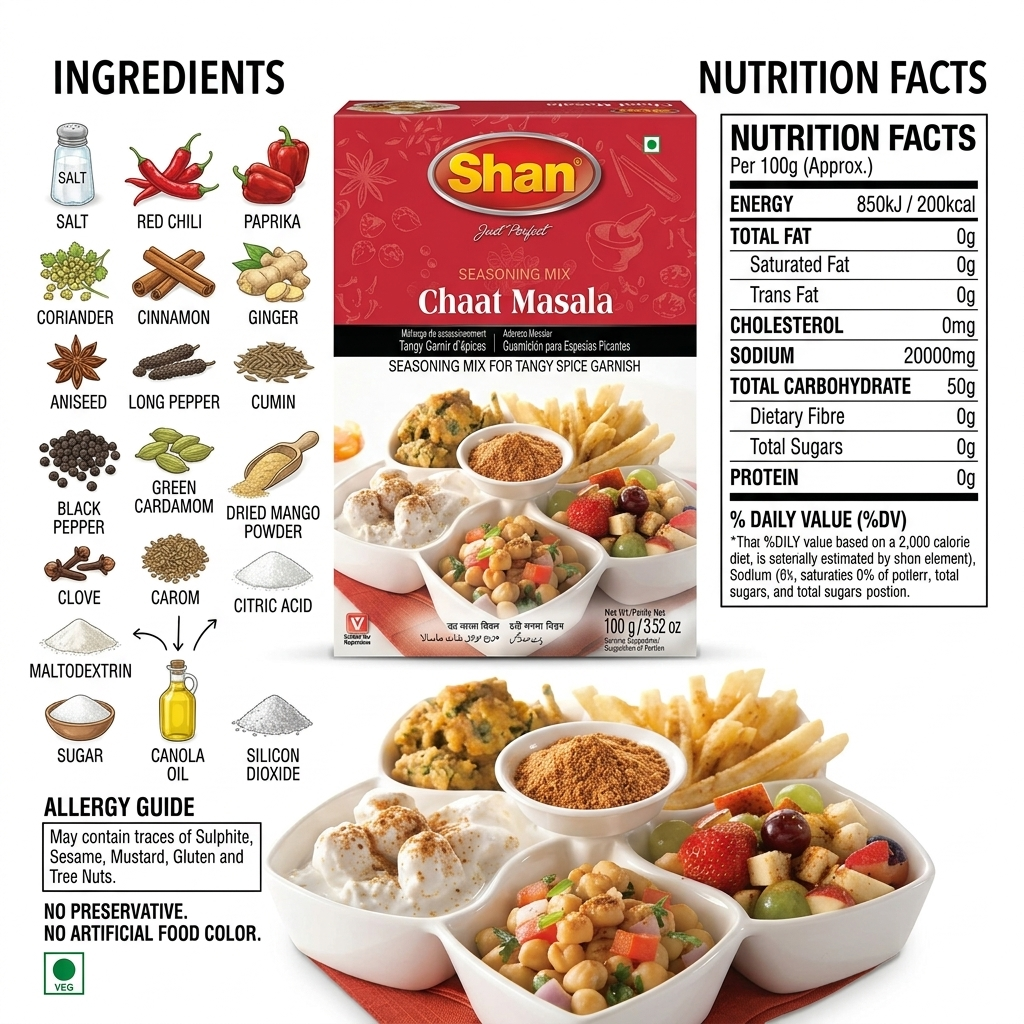 Shan Chaat Masala 100g