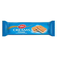 Tiffany Cream Biscuit Coconut 84g