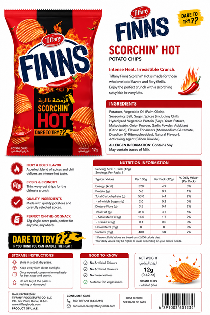 Tiffany Finns Scorchin Hot 12g