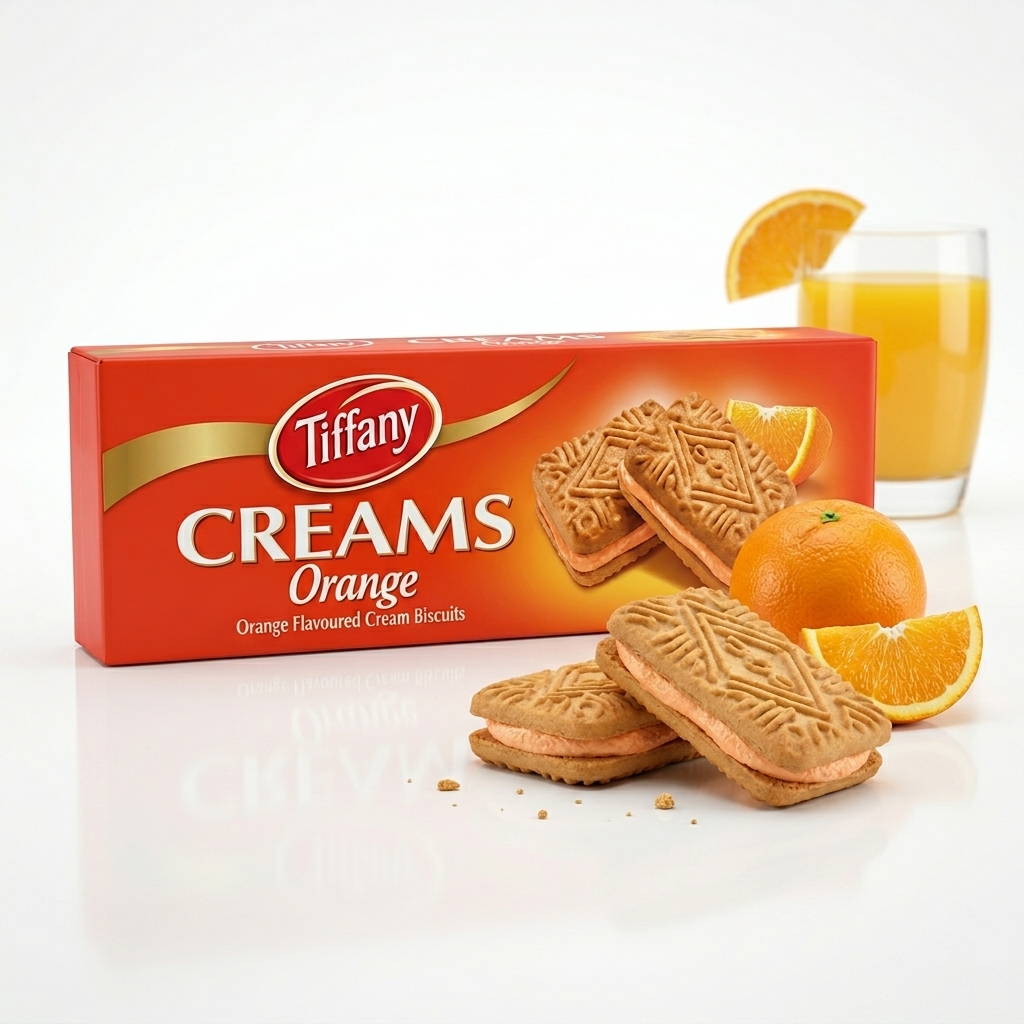 Tiffany Orange Cream Biscuit 84g