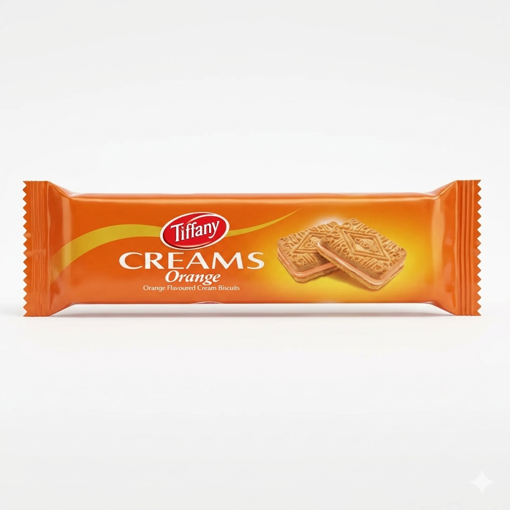 Tiffany Orange Cream Biscuit 84g