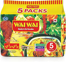 Wai Wai Chicken Flavour Noodles 5 x 75g